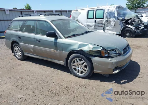 2003 Subaru Legacy Outback from USA, damaged, VIN 4S3BH675737625108